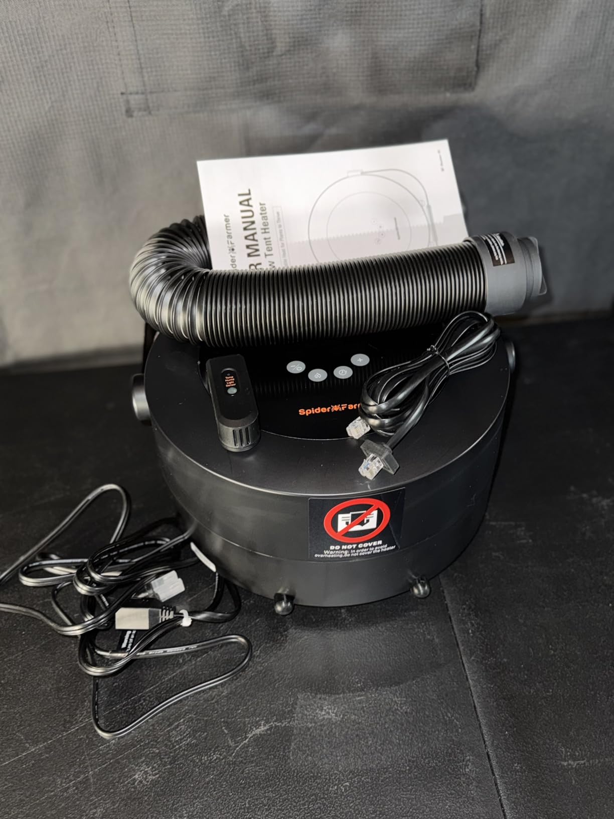 Spider Farmer Heater,530W 10-Level PTC Heating for Grow Tent,Plant Room customer photo 1