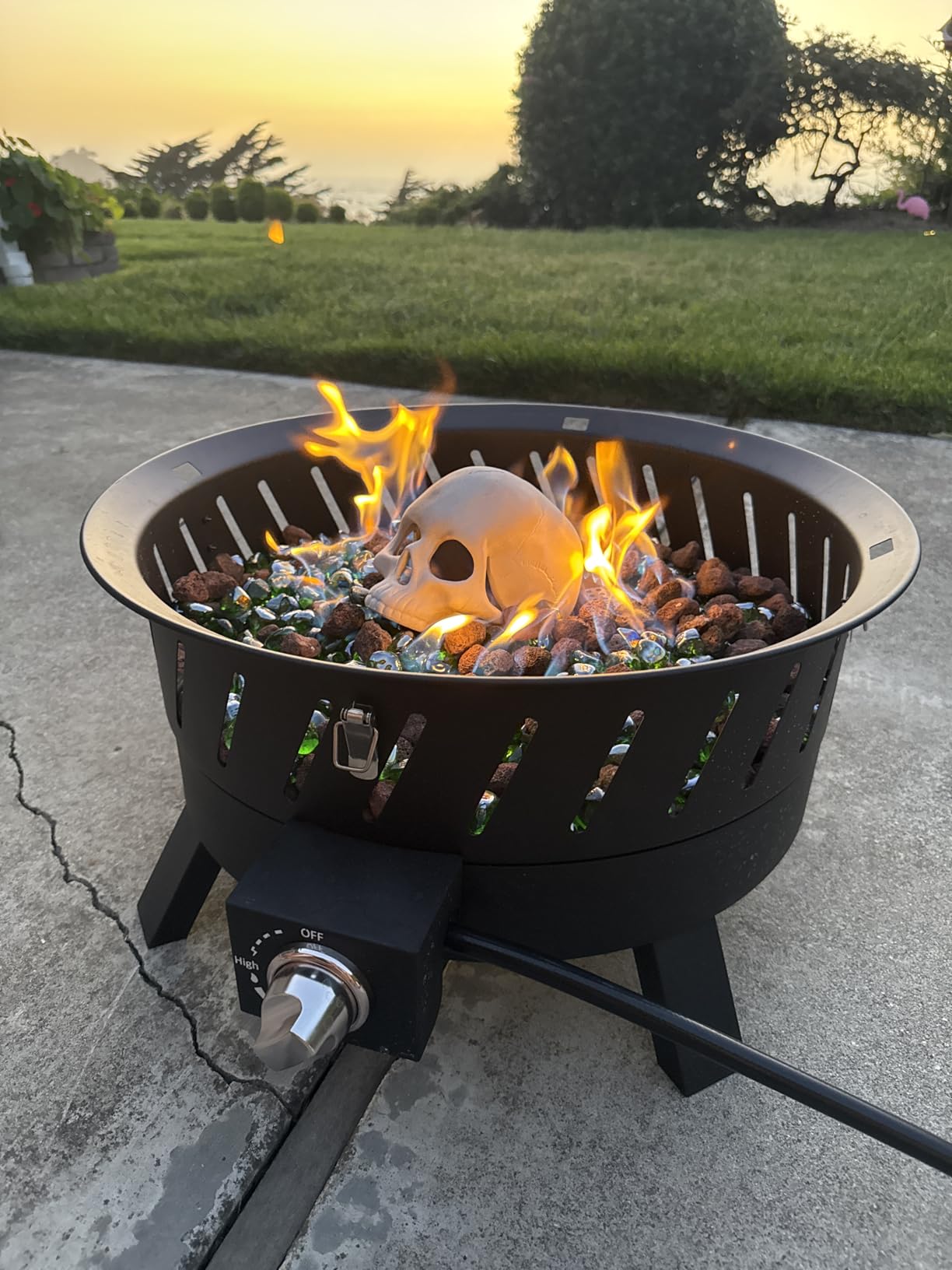 EcoNook 24 inch Portable Propane Fire Pits with Grill customer photo 1