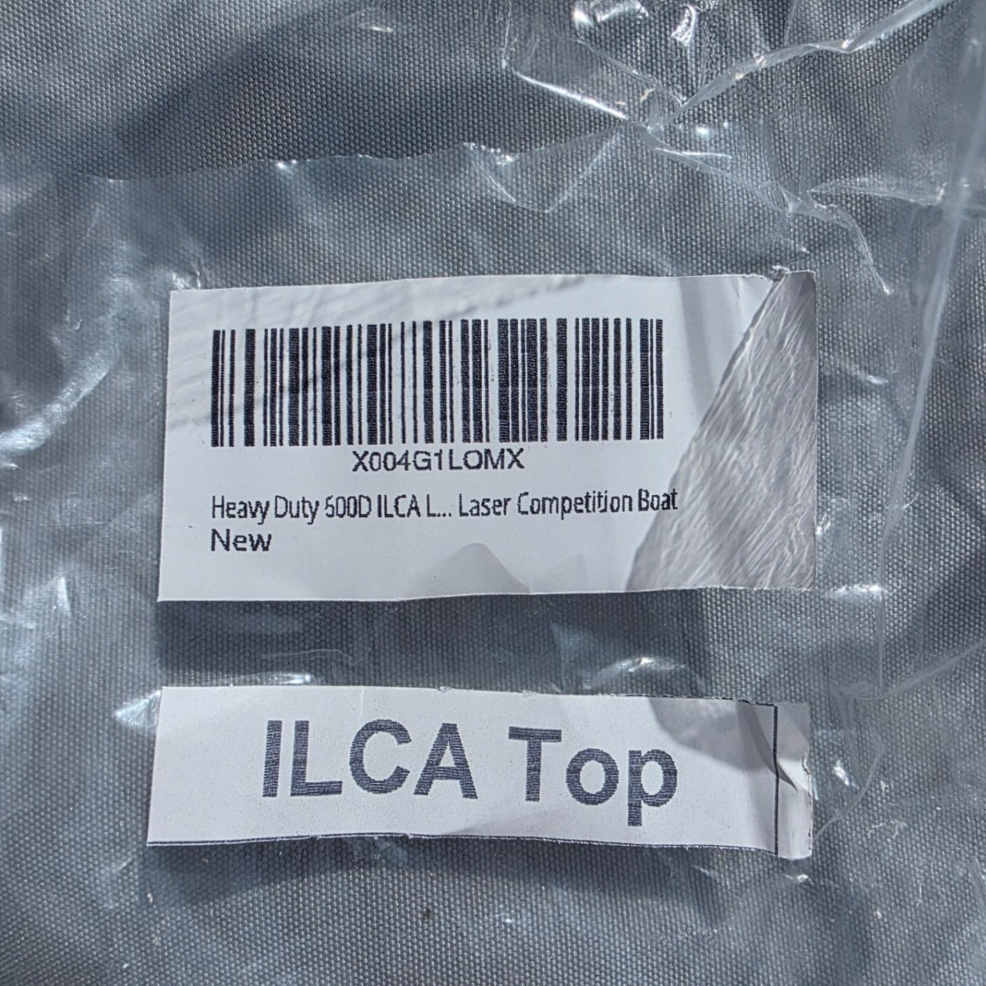 ILCA Top Cover Solution Dyed Breathable 600D Waterproof Straps | PUcoated breathable marine canvas fits competition boat, prevents moisture buildup. customer photo 2