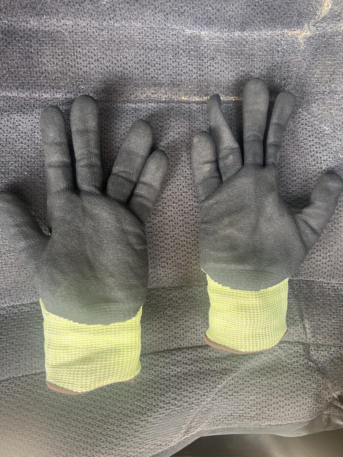 Schwer 2 Pairs A7 Cut Resistant Fishing Gloves, Touchscreen, CR3009, L customer photo 2