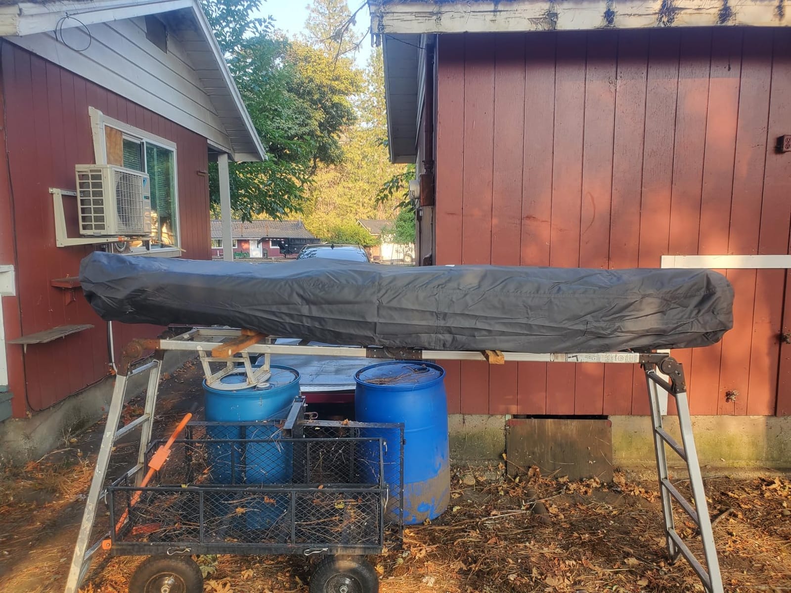 Kayak Cover 600D, Waterproof Full Coverage Canoe Cover with Zipper, Kayak Covers for Outdoor Storage, Heavy-Duty UV Protection and Tear & Dust Resistant for 16 ft Fishing Boats & Paddle Boards customer photo 2