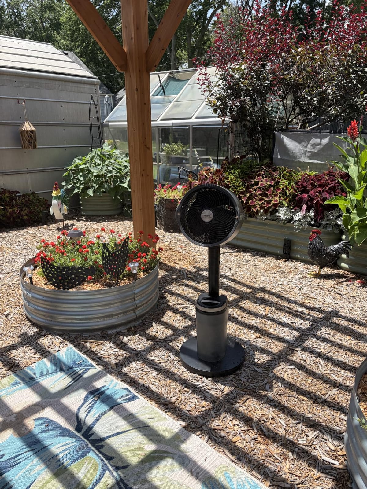 Shark FlexBreeze Pro Mist 2-in-1 Fan with Integrated Mist, Charcoal, FA302 | Corded/Cordless, Pedestal to Tabletop, up to 24-Hr Battery, up to 70 Ft of Power, 5 Speeds, with Integrated Misting Tank customer photo 1