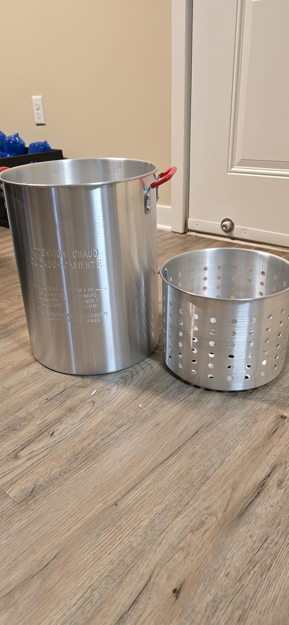 100QT Crawfish Boiler with Basket, 110,000 BTU Propane Jet Burner customer photo 1