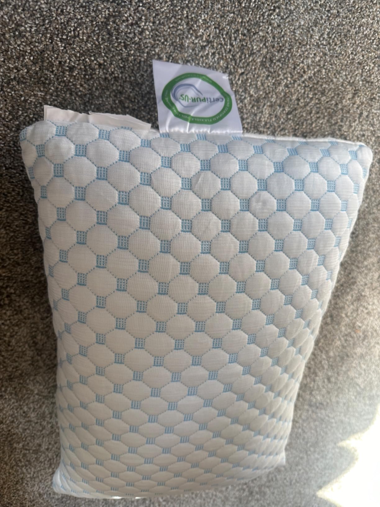 Nestl Cooling Pillow for Sleeping 1 Pack, Luxury Shredded Memory Foam Pillows Queen Size, Adjustable Cold Gel Pillows for Hot Sleepers Supportive Cool Pillow for Side Back Stomach Sleepers customer photo 2