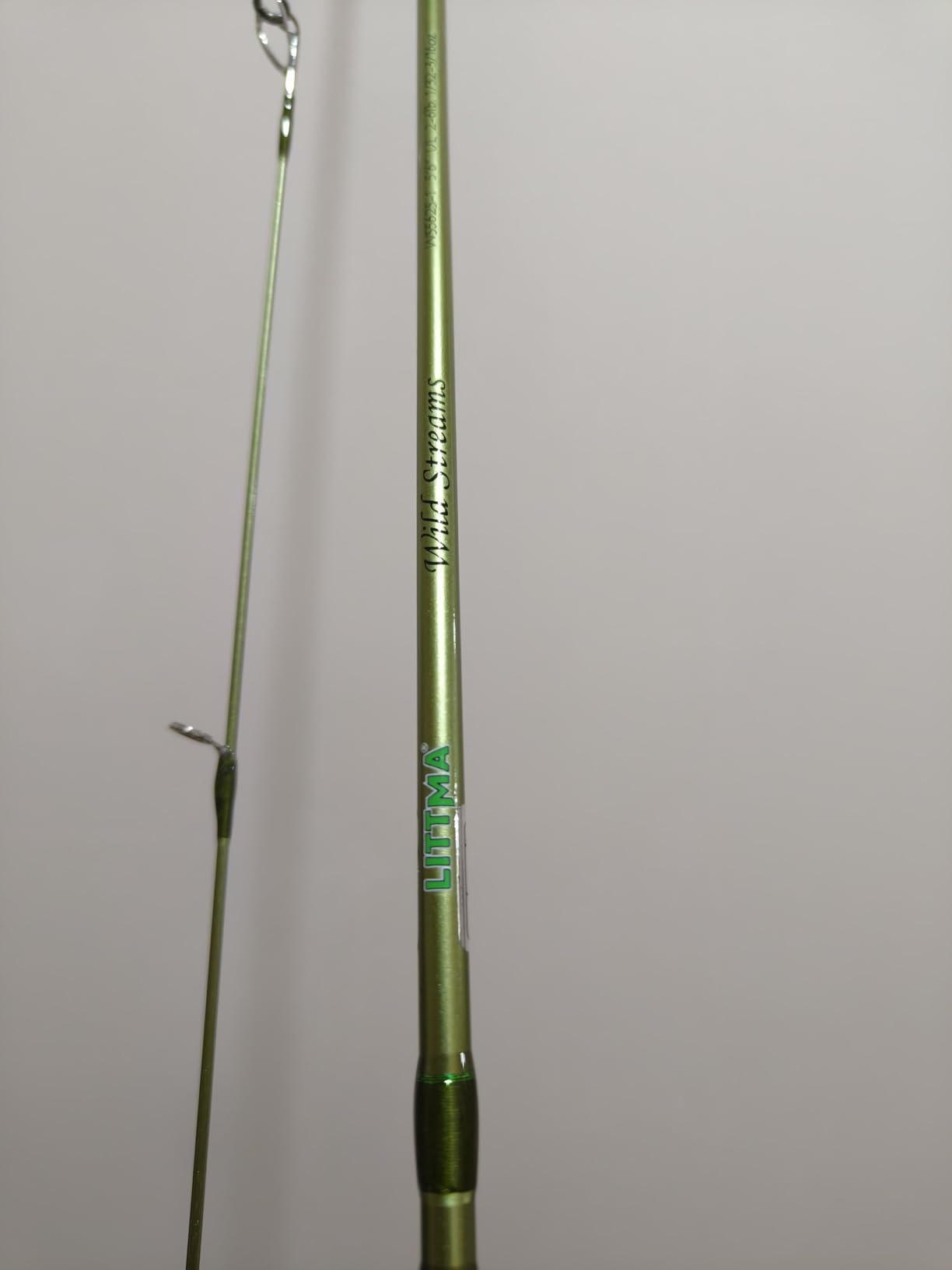LITTMA Wild Streams Ultralight Spinning&Casting Trout Rod, 2-Piece Fishing Rod for Crappie, Panfish & Micro Fishing, Green Carbon Fiber Blank with Cork Handle, 5’6”/6’/6’6”/7’ customer photo 2