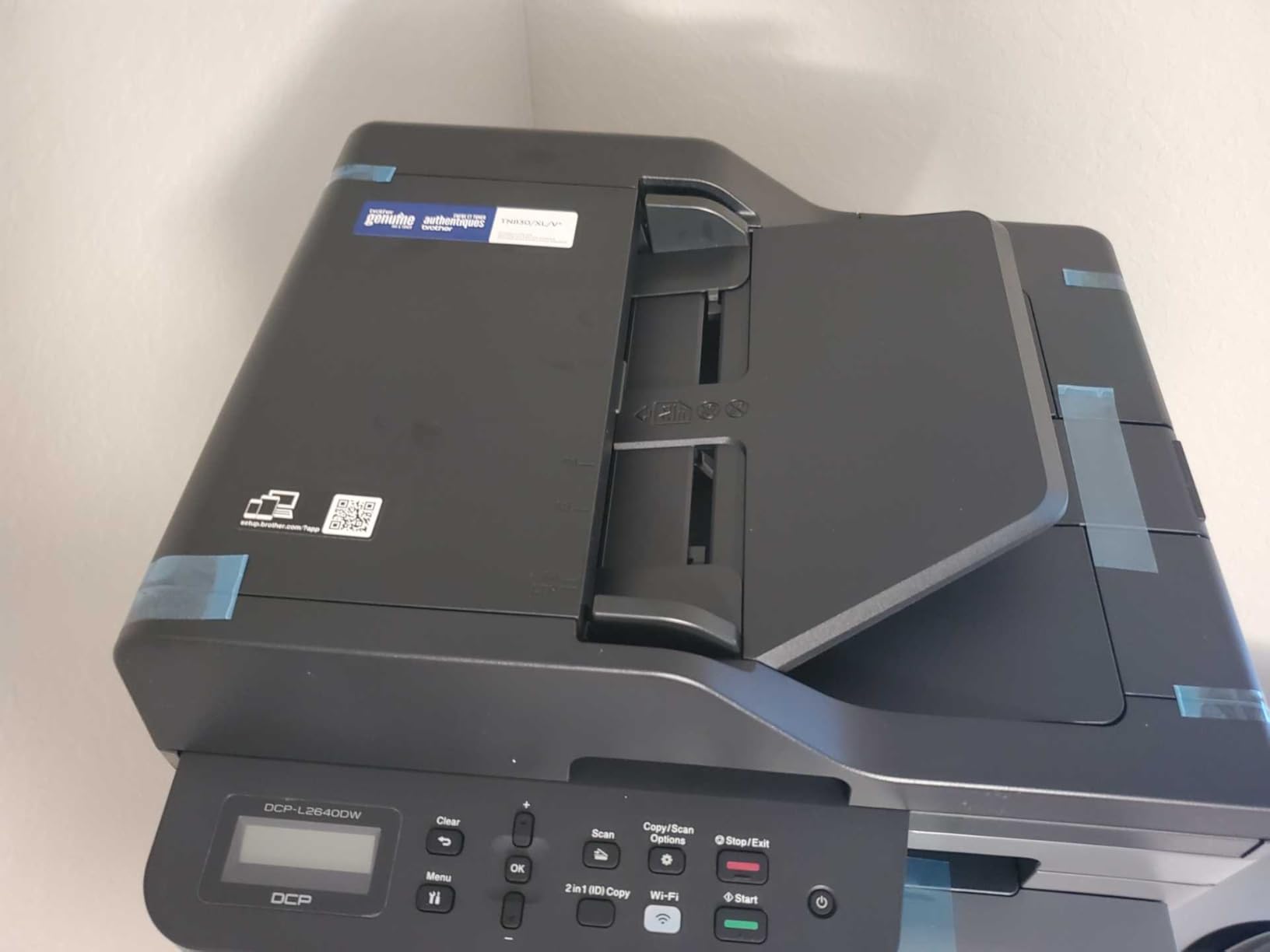 Brother DCP-L2640DW Wireless Compact Monochrome Multi-Function Laser Printer with Copy and Scan, Duplex, Black & White Output | Includes Refresh Subscription Trial(1), (Renewed Premium) customer photo 1