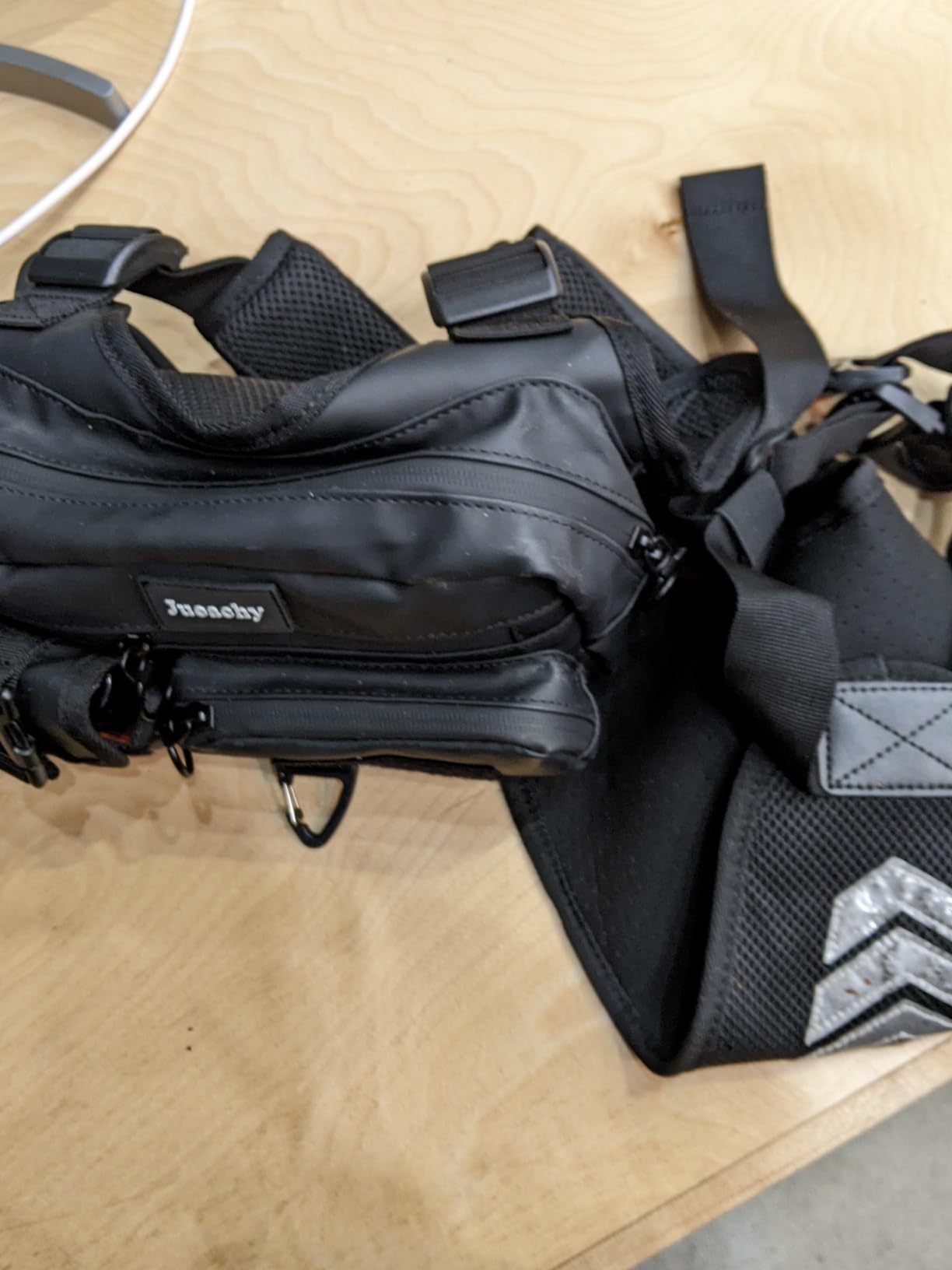Jueachy Chest Bag For Men: Tactical Chest Vest Fits Most Pistols Chest Rig EDC Pouch Pack for Running,Hiking,Travel customer photo 2