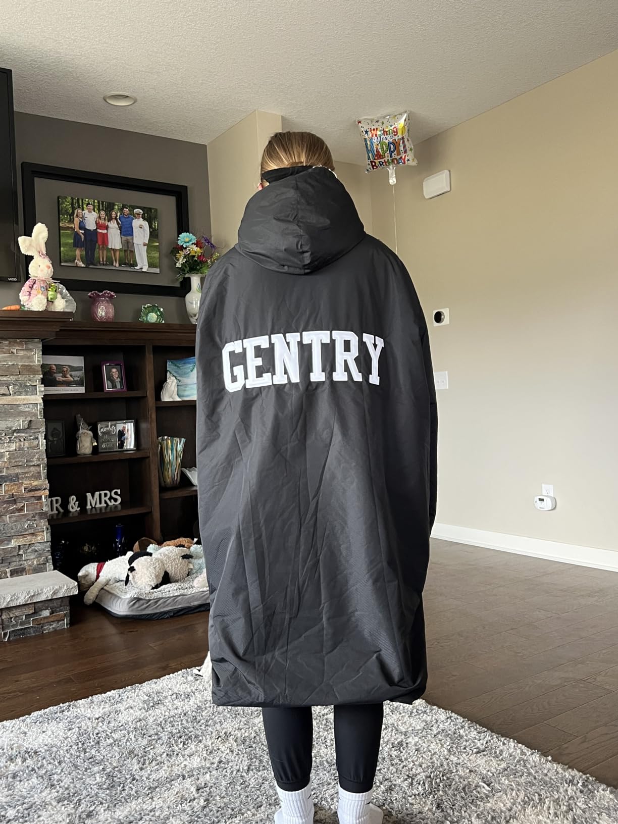 Hiturbo Warm Waterproof Swim Parka: Windproof Hooded Changing Robe customer photo 1