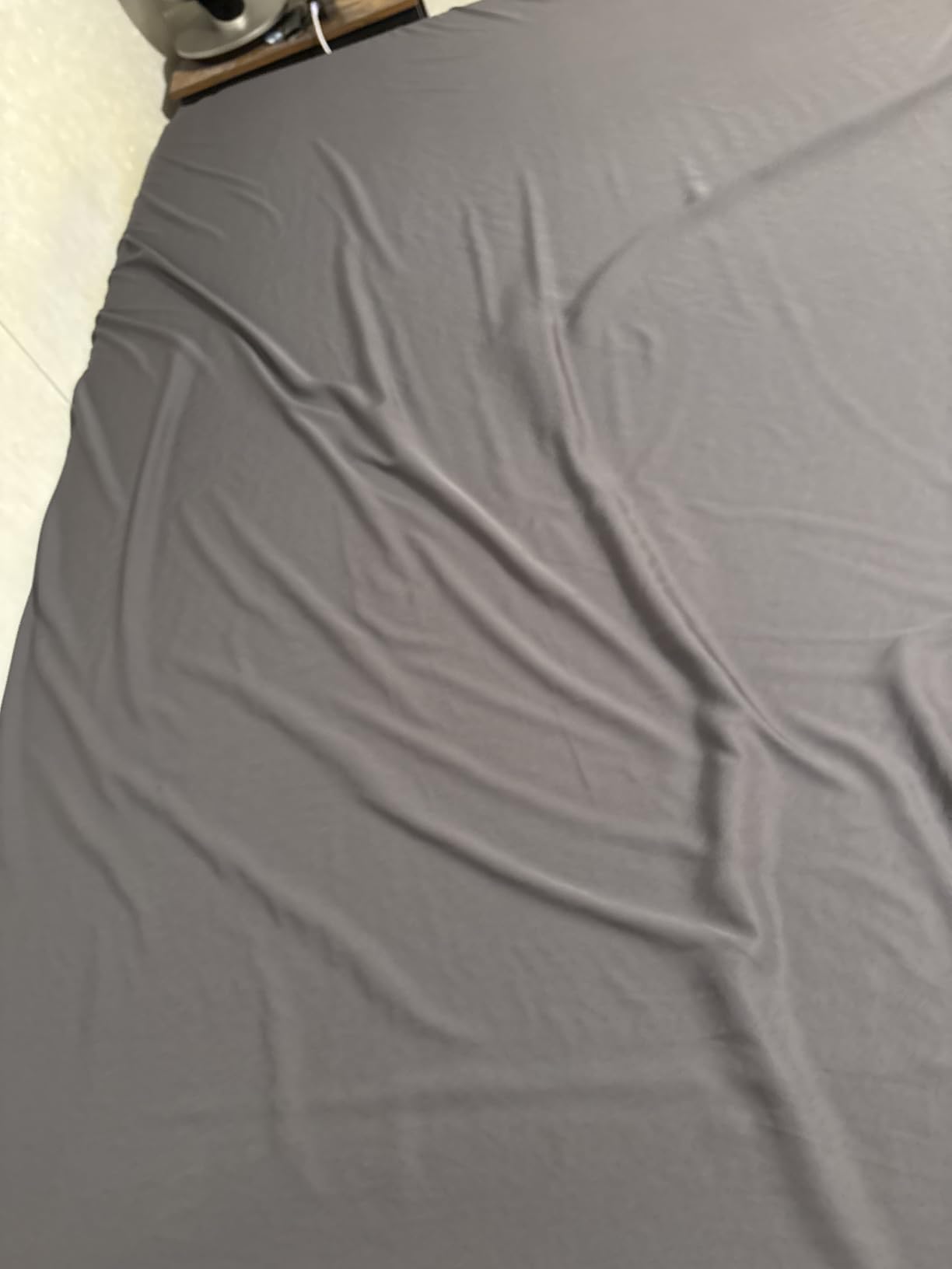 Bambaw 100% Viscose Derived from Bamboo Sheets Queen Size Set – 4pcs Cooling Sheet Set, Super Soft Sheets Queen Size, Luxury Bed Sheets, Deep Pocket Fits Up to 16'' Mattresses (Charcoal) customer photo 2