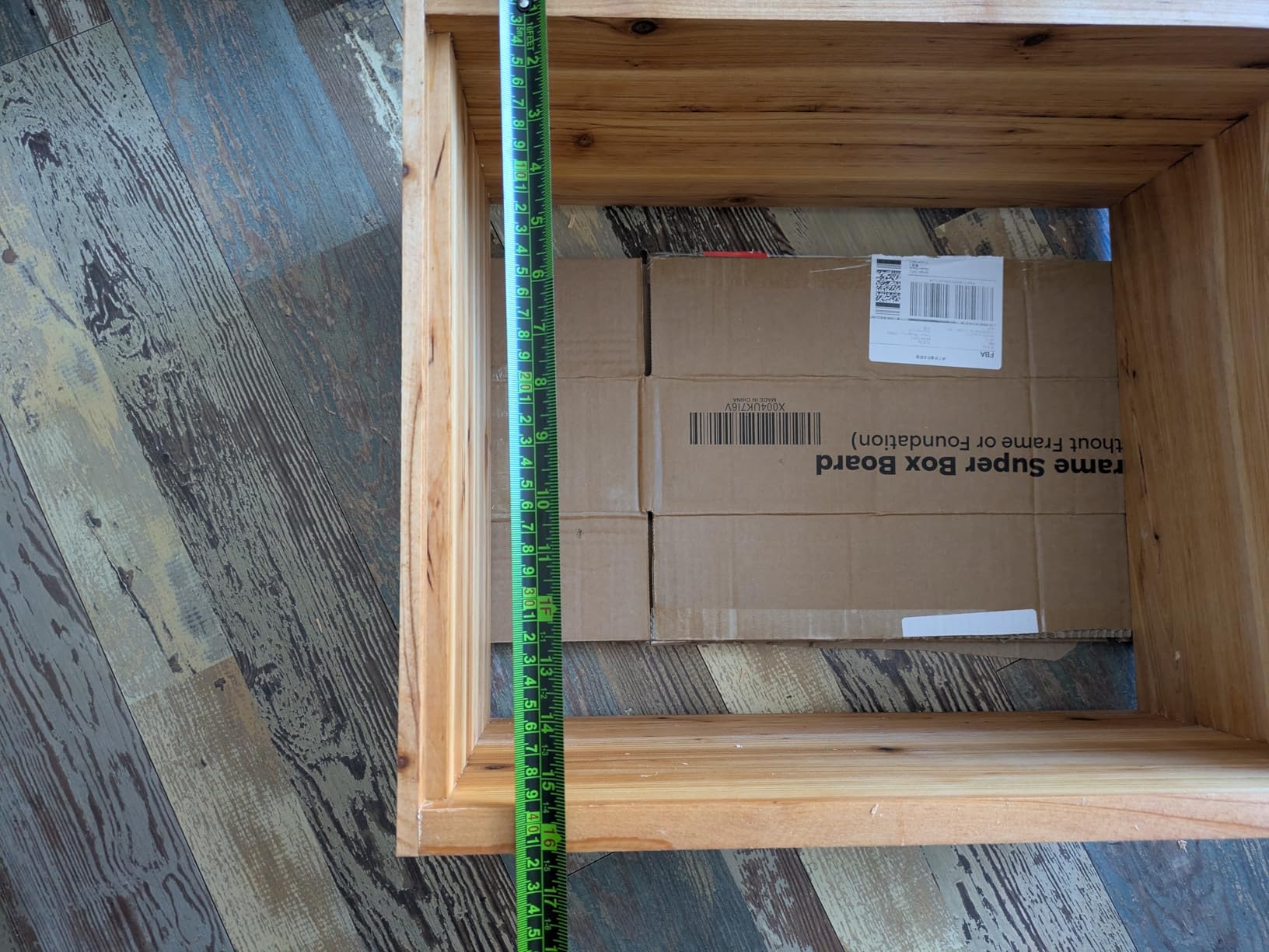 8 Frame Deep Brood Beehive Board Unassembled Bee Box Wax Coated Bee Hives Body Comes with Pack of Screws(No Frames or Foundations) customer photo 2