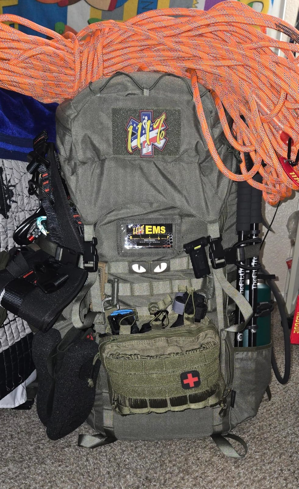 75L Tactical Backpack with Internal Frame, MOLLE, and Hydration System customer photo 1