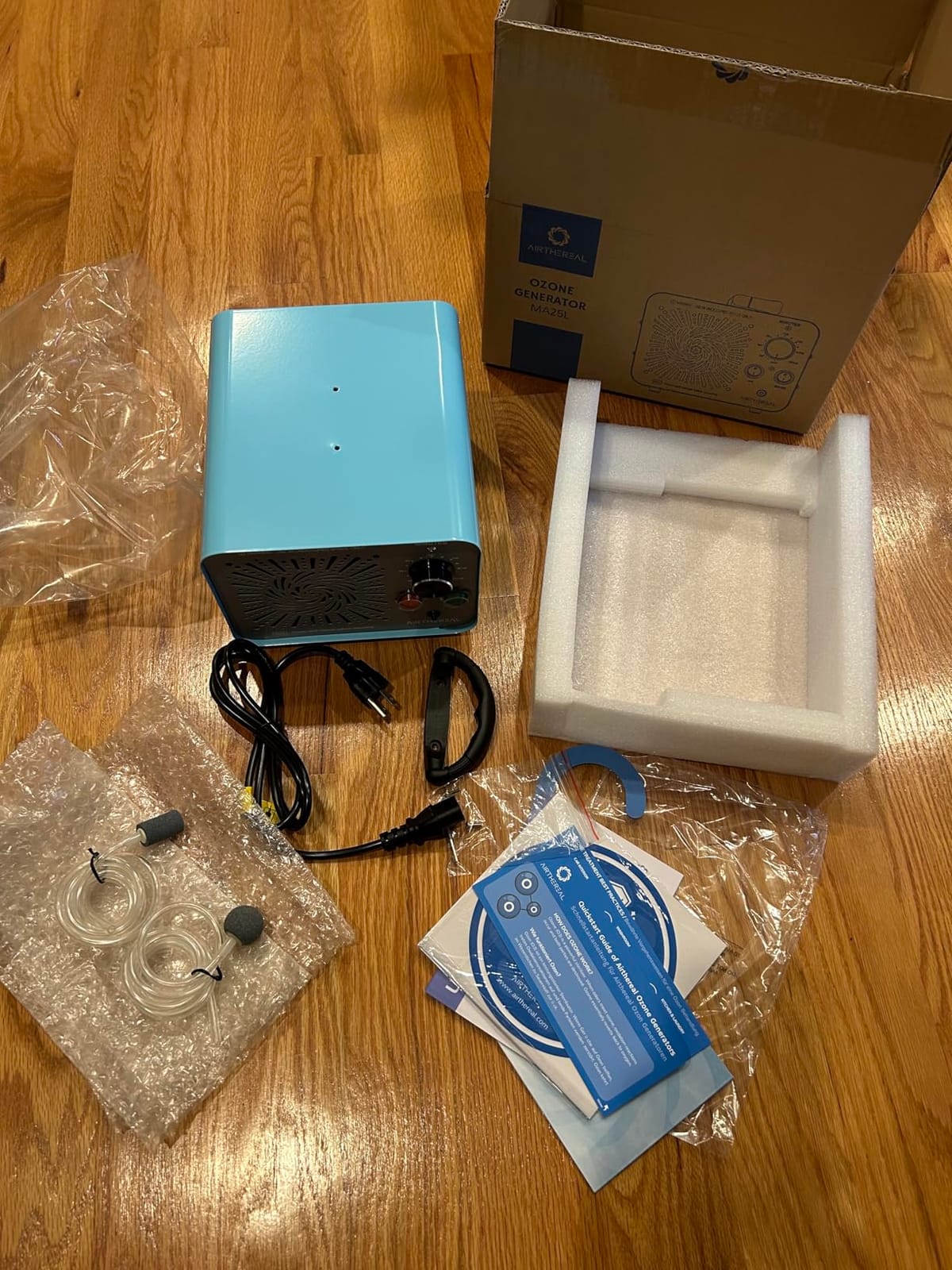Airthereal MA25L Water Ozone Generator, 40000mg/h Output, Blue customer photo 1