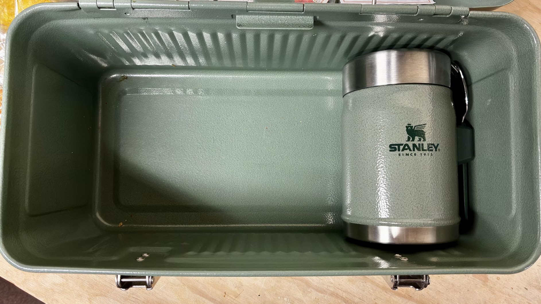 STANLEY Classic Food Jar and Spork | Vacuum Insulated Food Container | Wide Mouth Screw On Lid | Packable for Travel | Stainless Steel with Leakproof Lid | BPA-Free customer photo 1