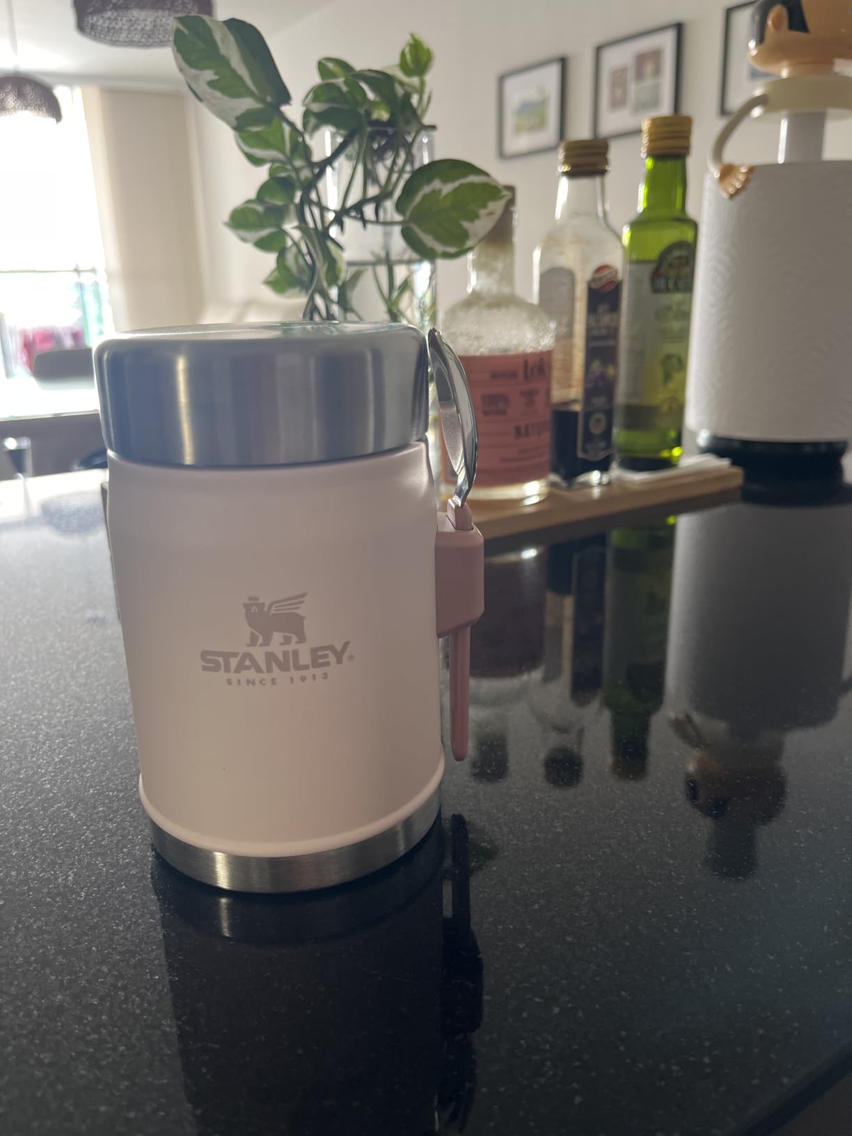 STANLEY Classic Food Jar and Spork | Vacuum Insulated Food Container | Wide Mouth Screw On Lid | Packable for Travel | Stainless Steel with Leakproof Lid | BPA-Free customer photo 2