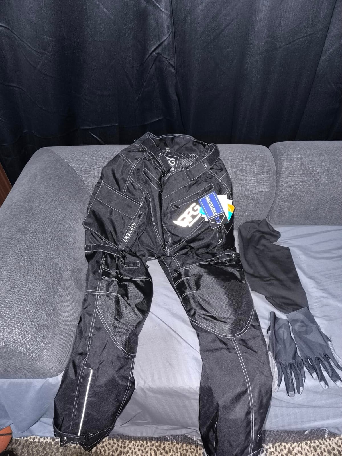 RFG Motorcycle Pants Mens - Waterproof Motorcycle Riding Pants - Ventilation Zippers customer photo 2
