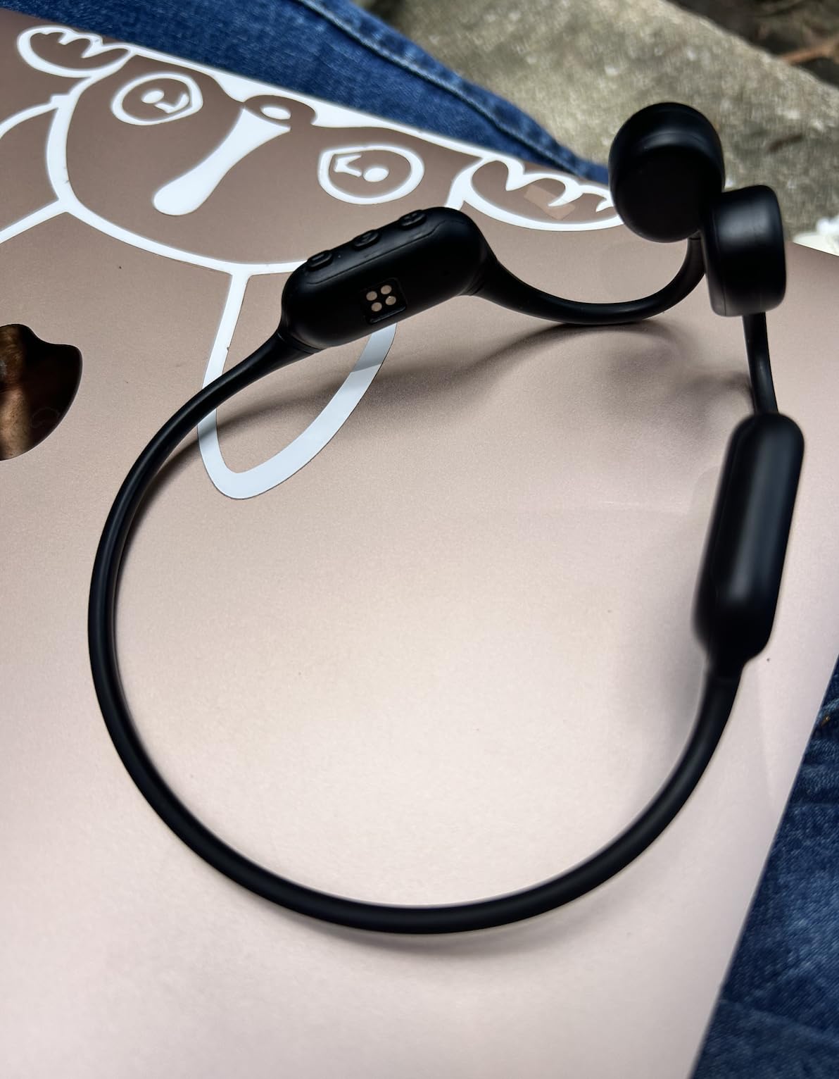 PSIER Bone Conduction Headphones, IPX8 Waterproof Swimming Headphones customer photo 1