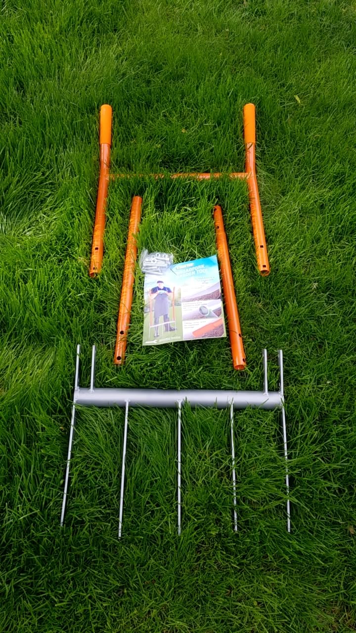 Broadfork 5-Tine Broad Fork for Gardening Ergonomic U-Shaped Design customer photo 1