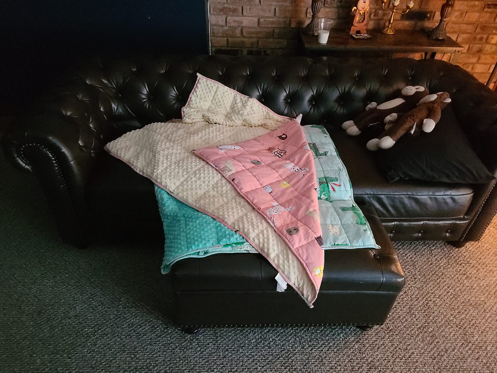 Sivio Weighted Blanket for Sleep, 5lbs, 36 x 48 inches, Blue Dinosaur customer photo 2