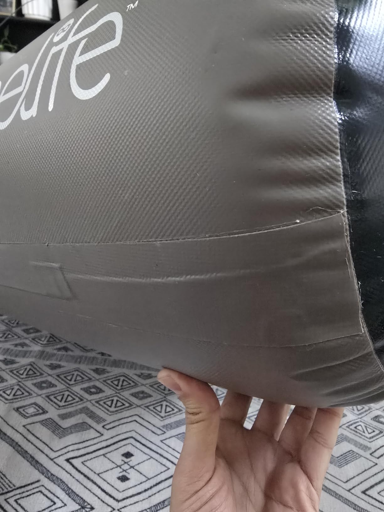 Serenelife Inflatable Fishing Float Tube – PVC Belly Boat for Angling with Fishing Rod Holders, 2 Waterproof Storage Pockets, Fish Ruler, 220 lbs Capacity customer photo 2