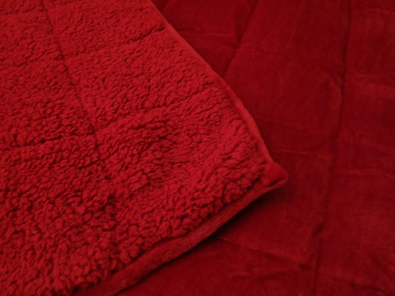 Wemore Sherpa Fleece Weighted Blanket for Adult 15 lbs King 80