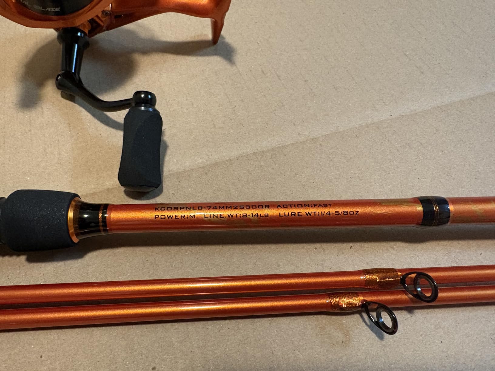 KastKing Lethal Blaze Twin-Tip Fishing Rod and Reel Combo customer photo 2