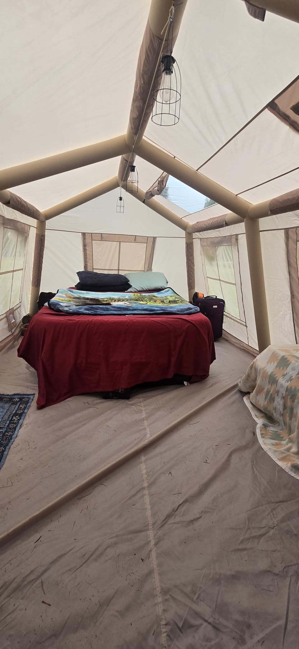 Inflatable Tents for Camping, Blow Up Tent with Stove Jack, Ytaoeo Hot Tent customer photo 2
