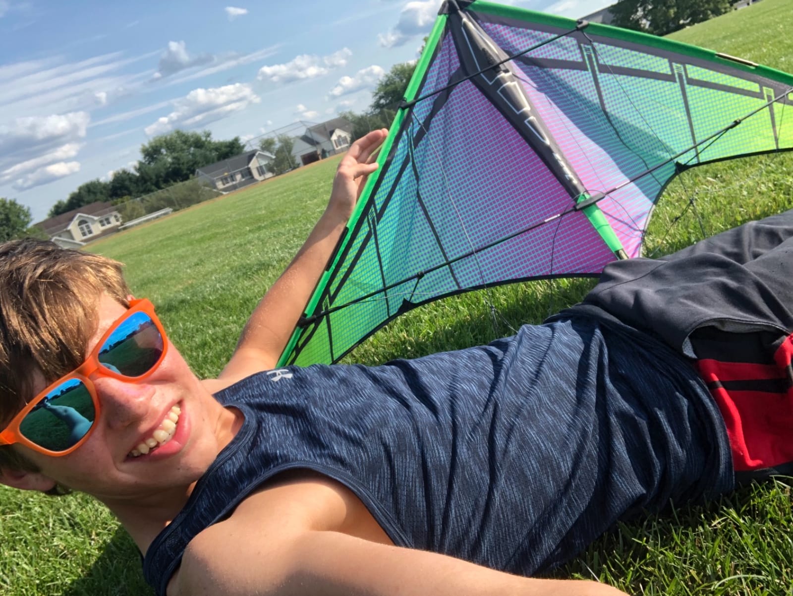 Jazz 2.0 Dual-line Sport Kite Ready to Fly with Flying Lines, Wrist Straps, Winder, Instructions, and Storage Bag customer photo 2