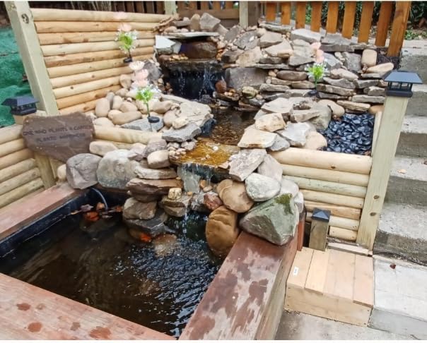 Buzzlett Waterfall Spillway with 8 inch Wide Weir, Pond Waterfall Box customer photo 2