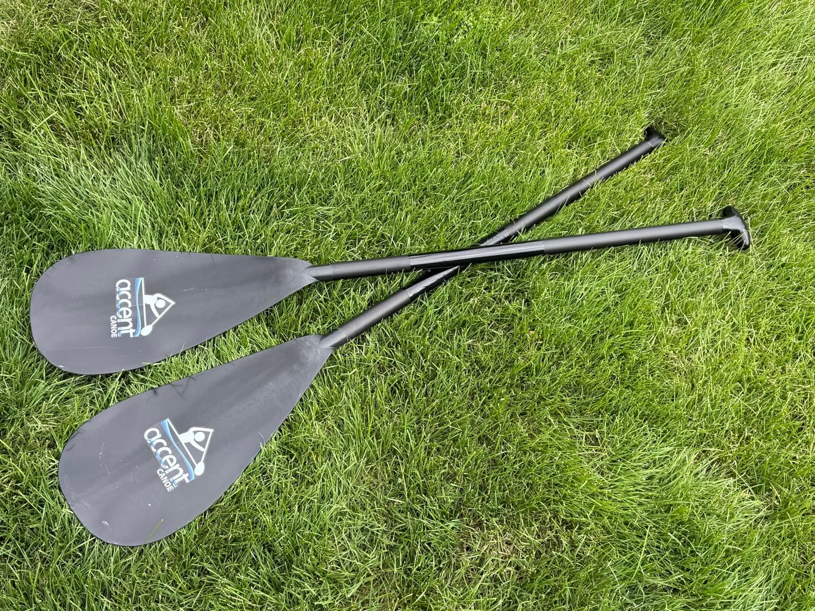 ACCENT PADDLES Beat Aluminum Canoe Paddle 48in/122cm-56in/142cm 8-Degree Bent Fiberglass Reinforced Nylon Blade Ergo Grip Handle Fixed Length Paddle customer photo 1