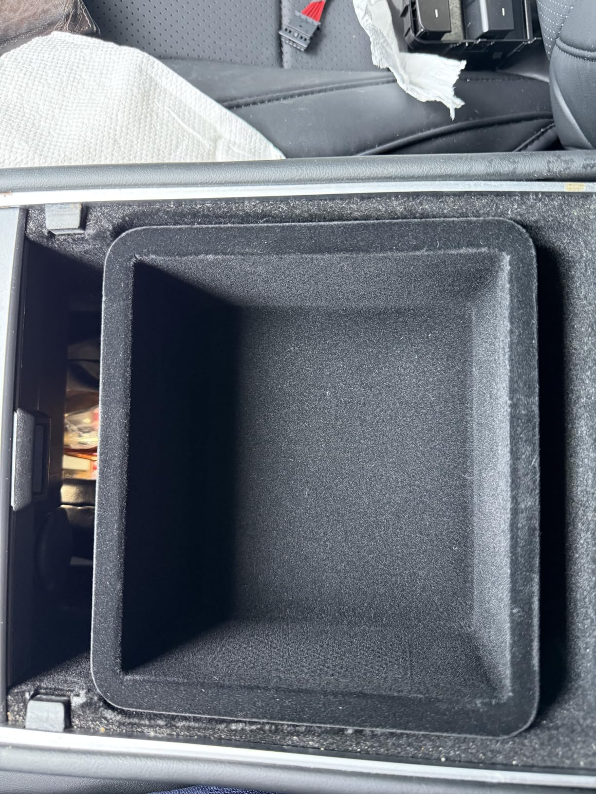 Center Console Organizer for 2025 2026 Tesla Model Y Juniper customer photo 1