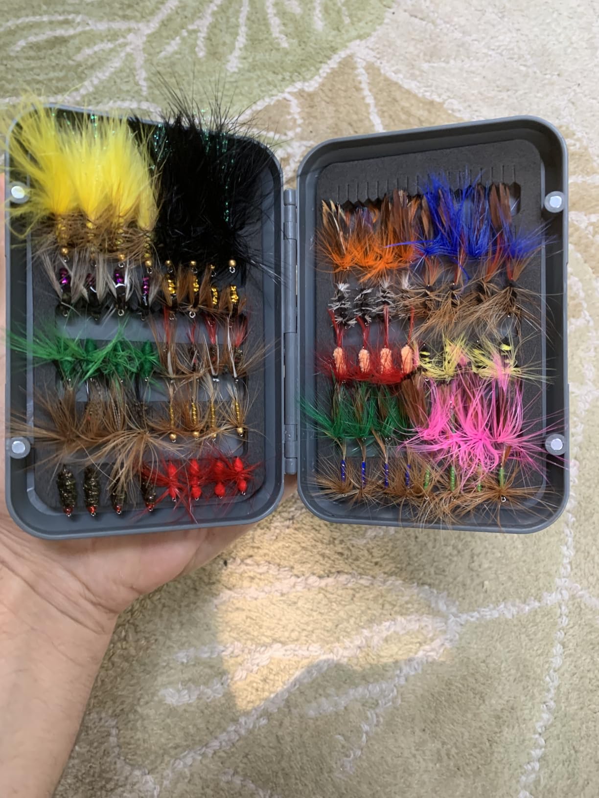 80 pcs YDIUDL 3rd Gen Fly Fishing Flies Kit, Hand-Tied Dry Flies customer photo 2