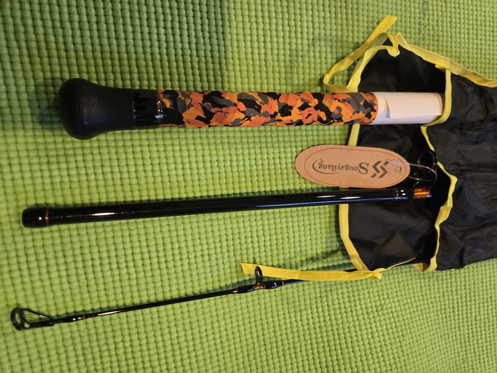 Sougayilang 3 Piece Surf Fishing Rod Combo Medium/Heavy Travel Spinning Rod with 4000/5000 Size Reel Baitfeeder Combo(9'/10'/11'12') customer photo 2