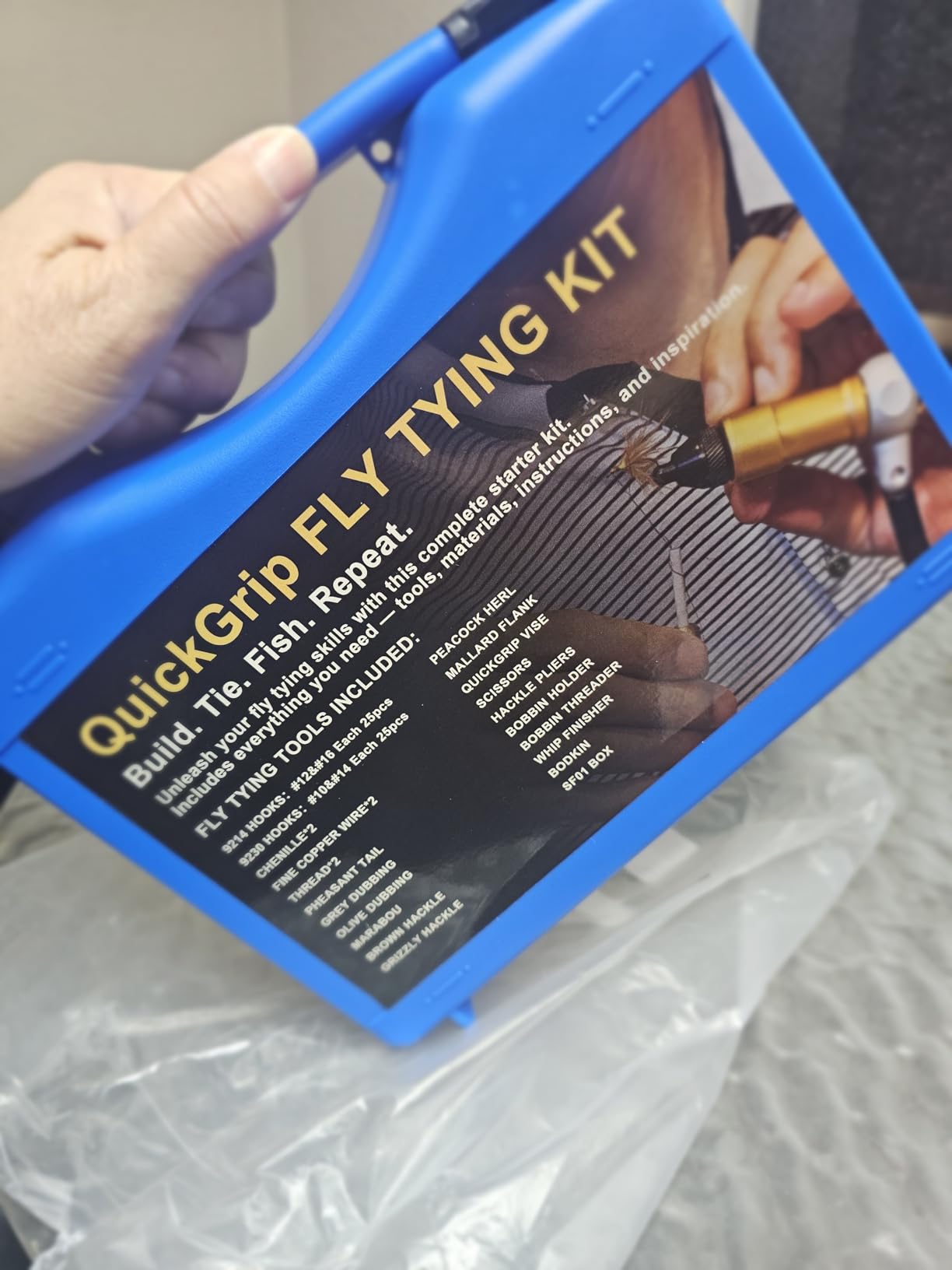 EUPHENG Aventik QuickGrip Travel Fly Tying Vise – Lightweight Rotary Vise Perfect for Beginner customer photo 2
