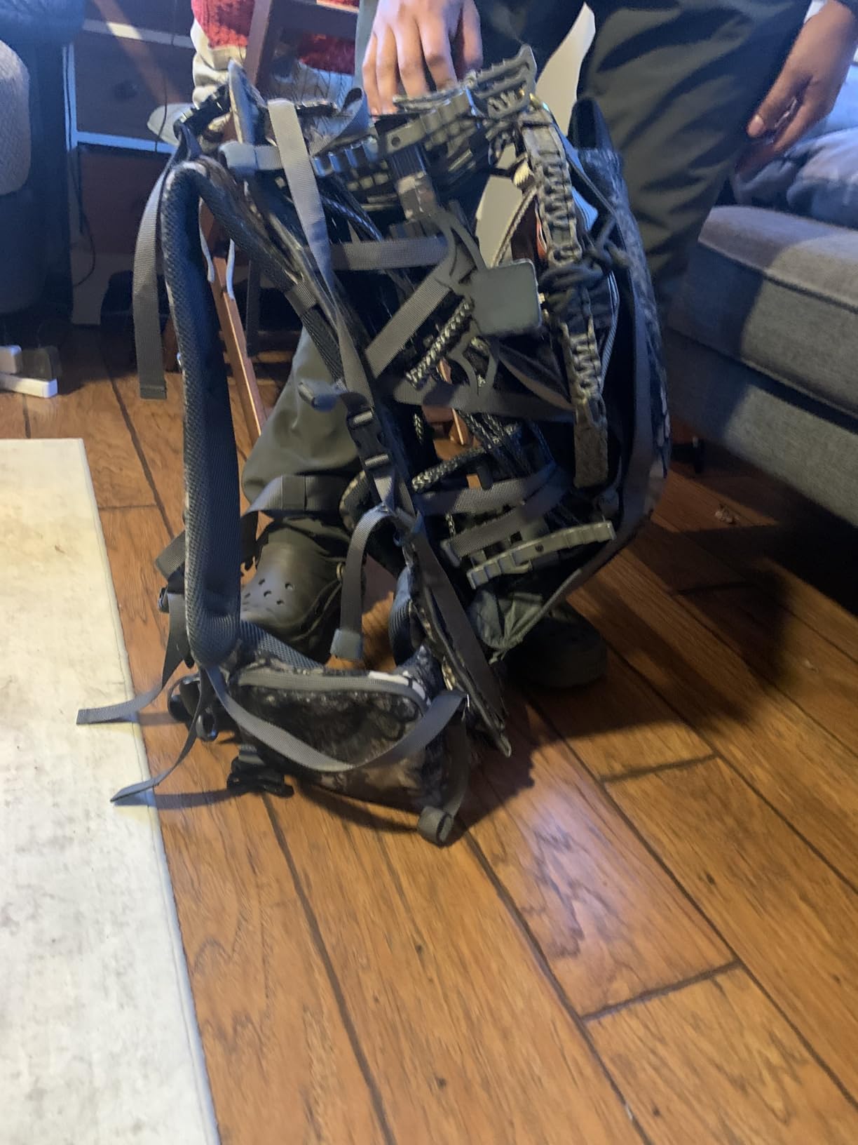MOXULE Pro 2400 Camo Frame Backpack - Meat Hauler Pack with Rain Cover customer photo 2