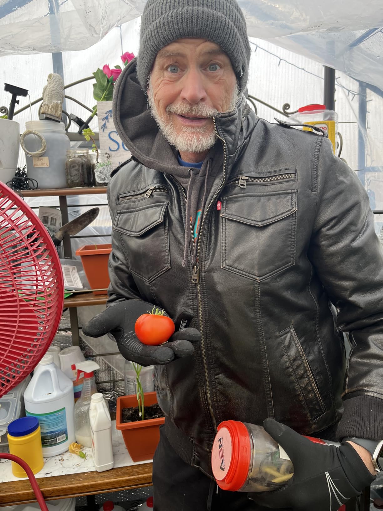 Greenhouse Heater 1500W with APP Remote Control, Greenhouse Heater With Thermostat, Portable Outdoor Heater for Plants Vegetables Flowers,Smart Electric Safe Heater for Green house,Grow Tents,Garage customer photo 1
