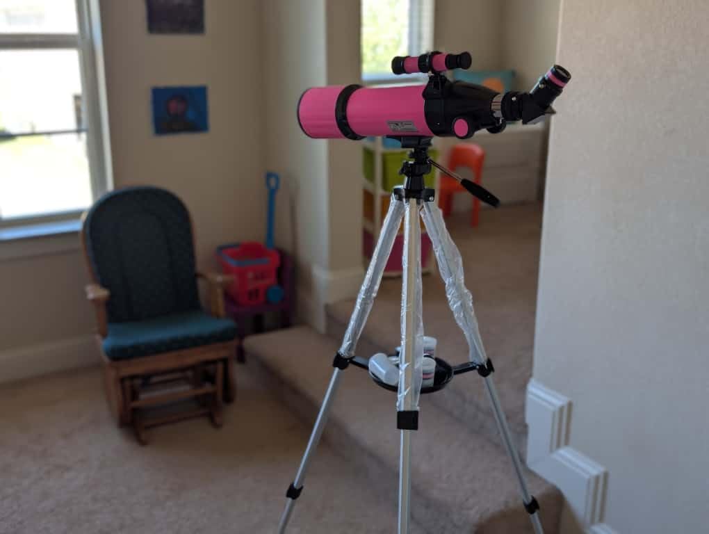 UncleHu 80mm Aperture, 600mm Refractor Travel Telescope for Adults and Kids customer photo 1