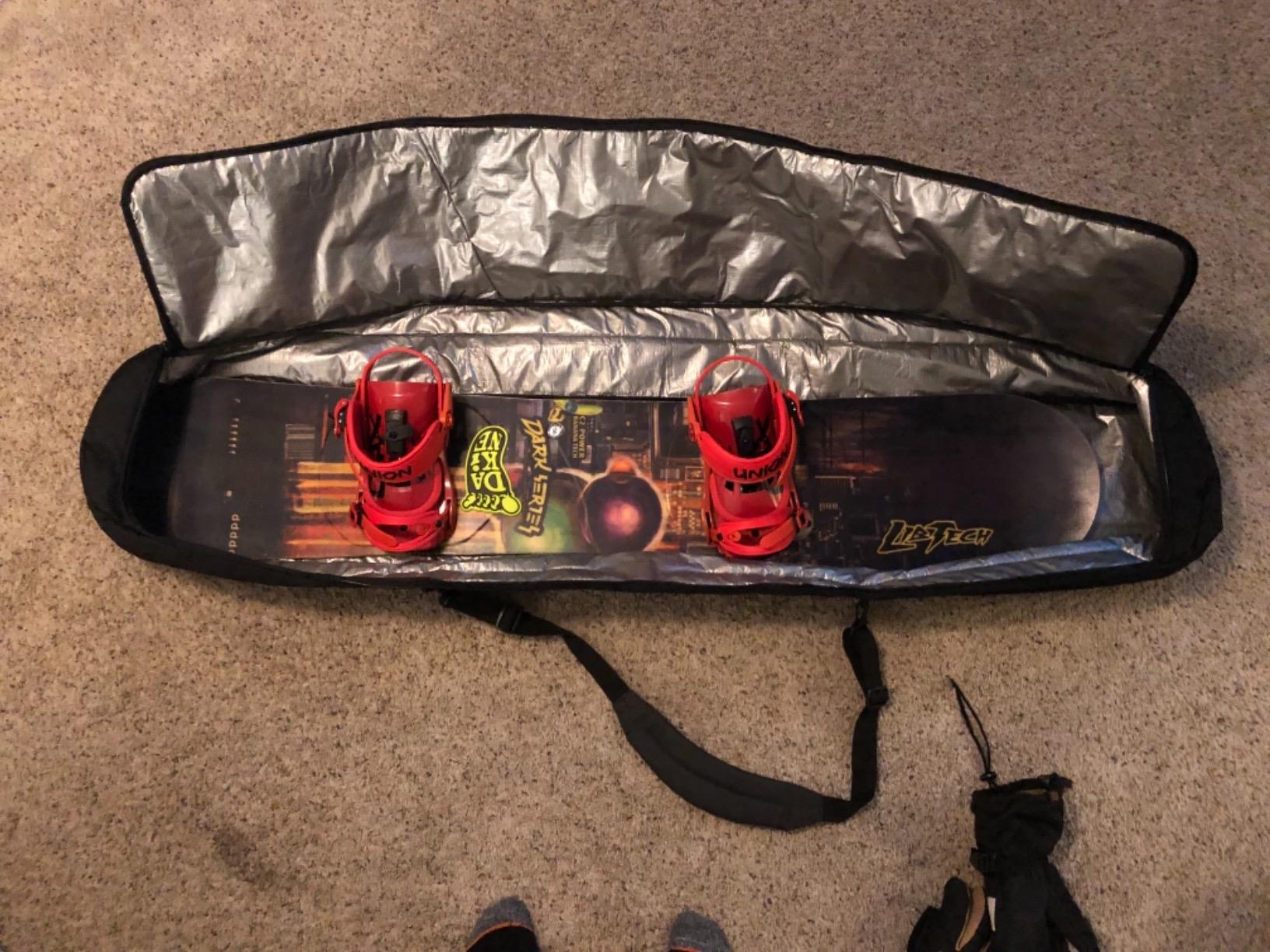 Dakine Tour Snowboard Bag; Padded Snowboard Travel Bag for Air Travel; Lightweight Snowboarding Bag Without Wheels, Color, Size customer photo 2