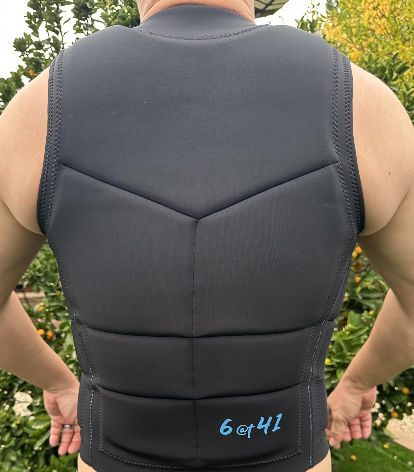 6@t41 Slalom Water Ski Competition Vest – Padded Jacket for Slalom & Trick Skiing with Maximum Movement Design, Jacket High-Performance Fit customer photo 2