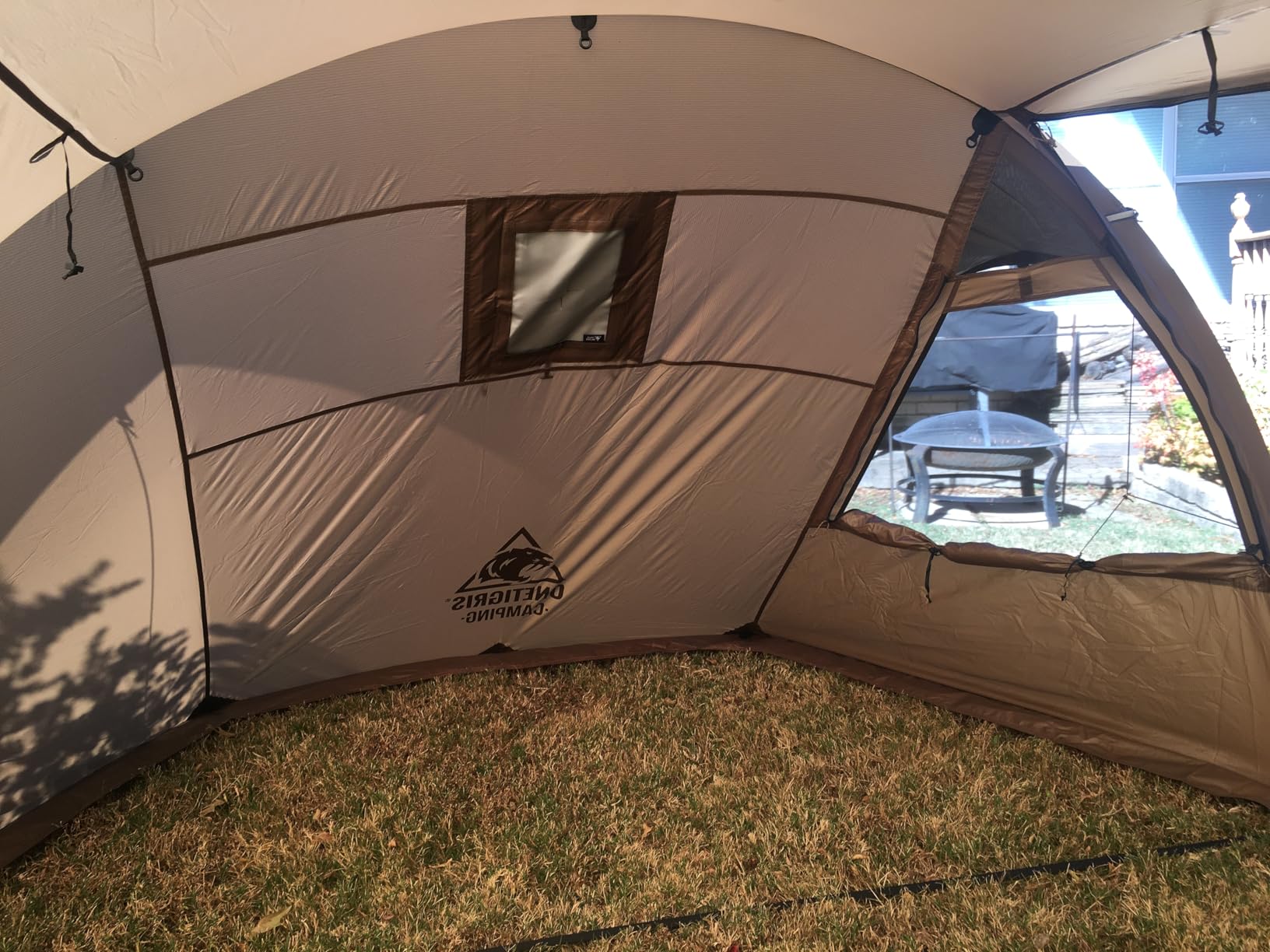 OneTigris Raven NEST Hot Tent with Stove Jack, Spacious Waterproof 2 Person Tunnel Tent for Camping, Hiking, Backpacking, Bushcraft customer photo 2
