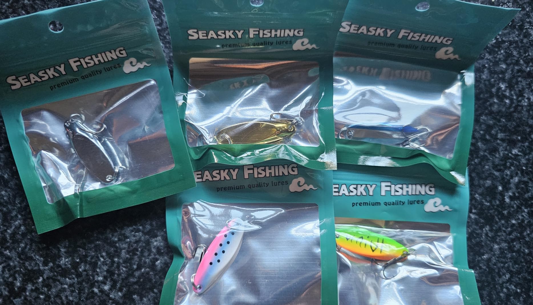 Fishing Lures Fishing Spoons, Hard Metal Spinner Baits Flash for Trout Bass customer photo 2