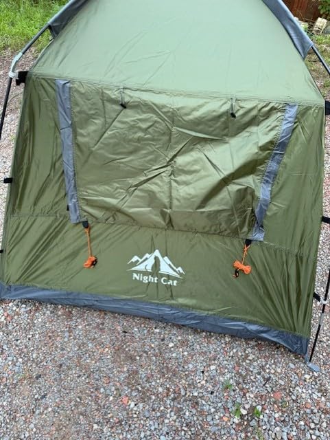 Night Cat Backpacking Tent for Camping: Portable 1-2 Person Hiking Waterproof Tent Quick Setup and Compact for Outdoor Festivals customer photo 1