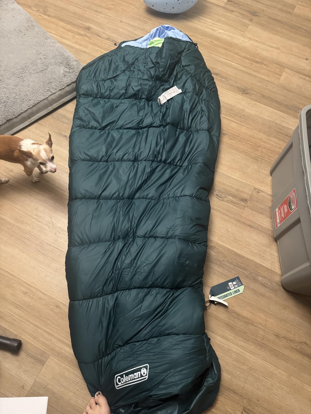 Coleman Cozy 30°F Sleeping Bag with Removable Fleece Liner customer photo 1