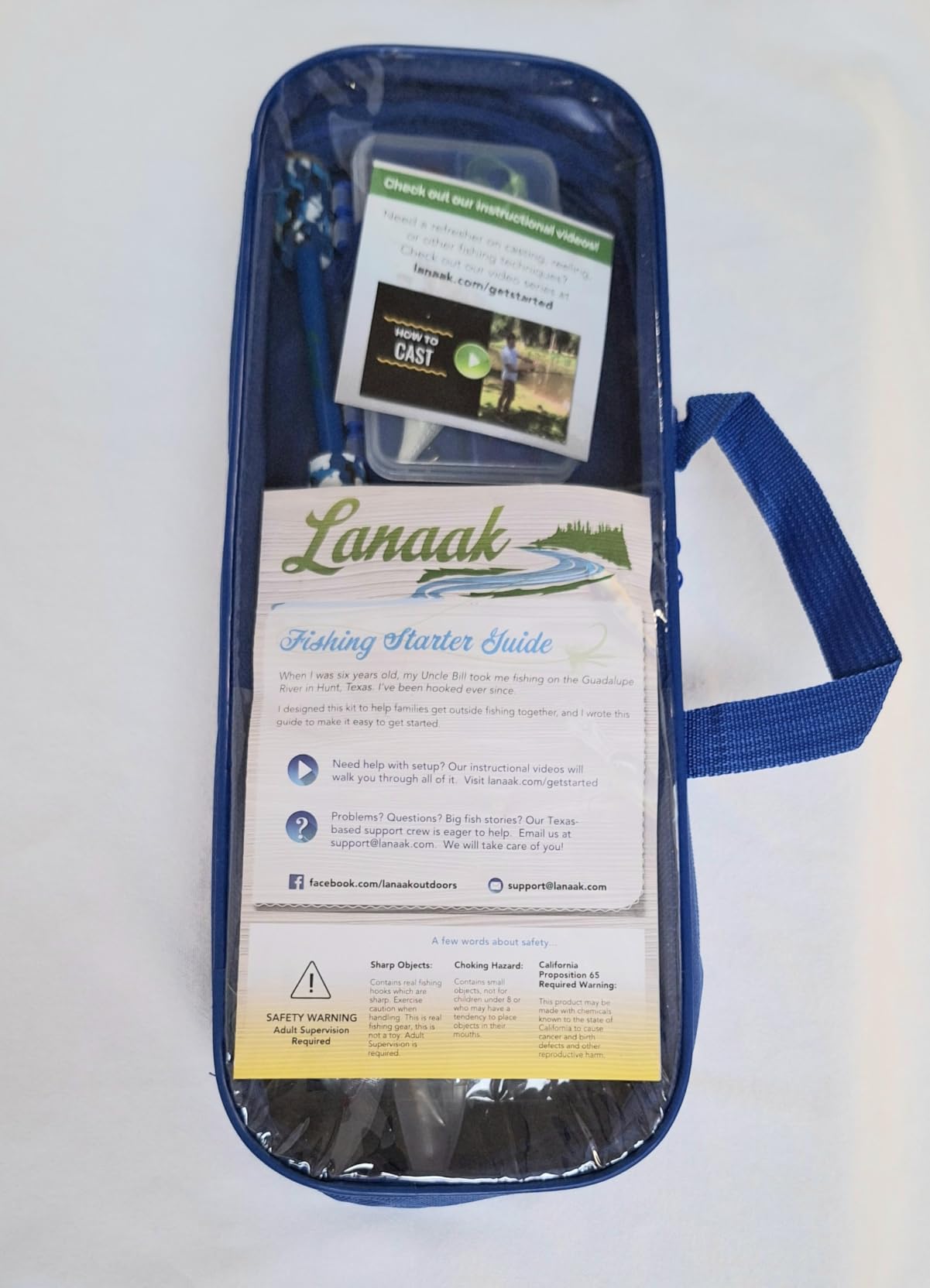Lanaak Kids Fishing Pole, Kids Portable Telescopic Fishing Rod Set, Tackle Box and Fishing Net Combo Kit, Kids Fishing Gear for Boys and Girls Age 5-10 and Youth customer photo 1