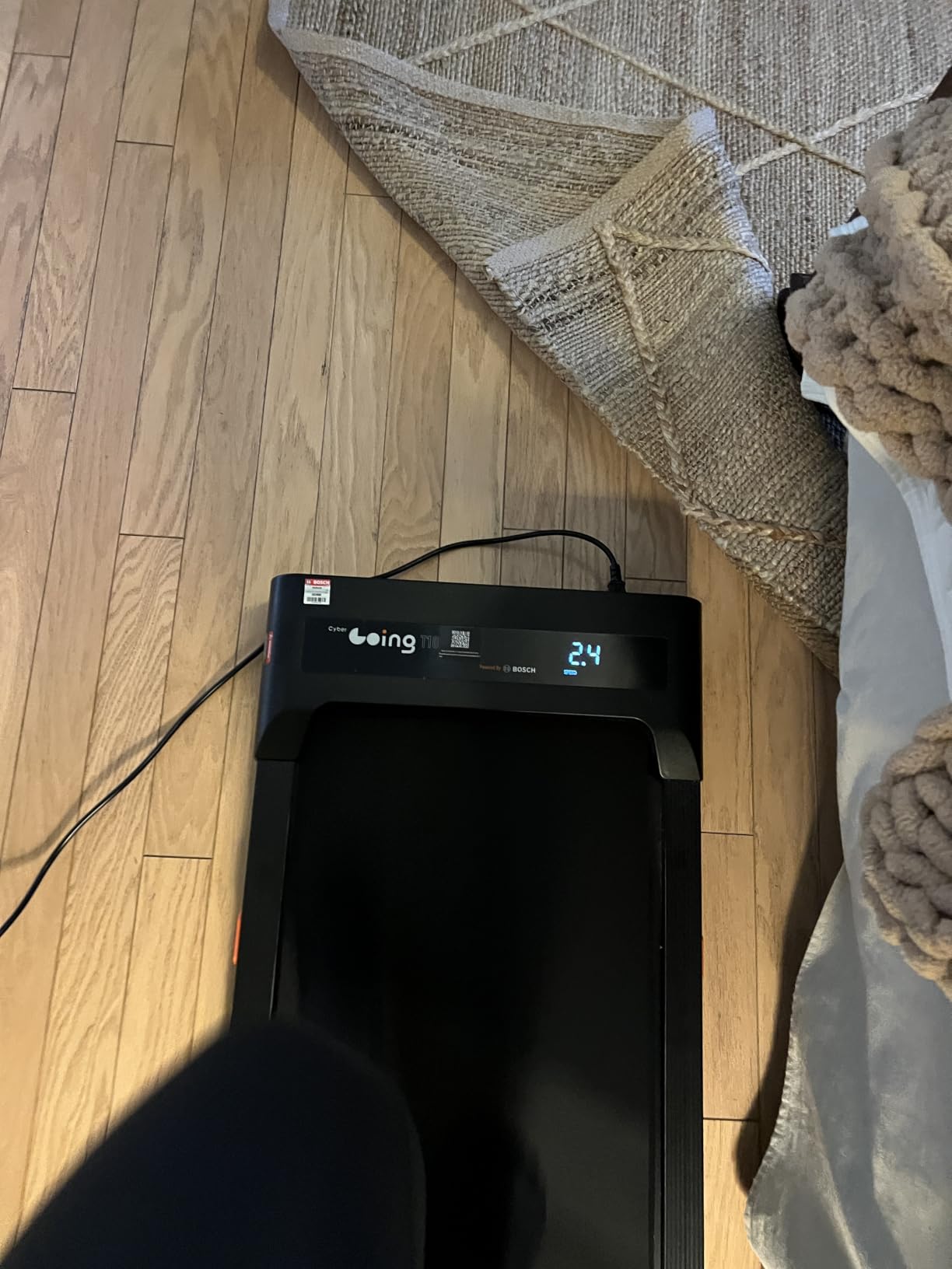 Cybergoing T10 Walking Pad Treadmill Powered By Bosch®, Under Desk customer photo 2