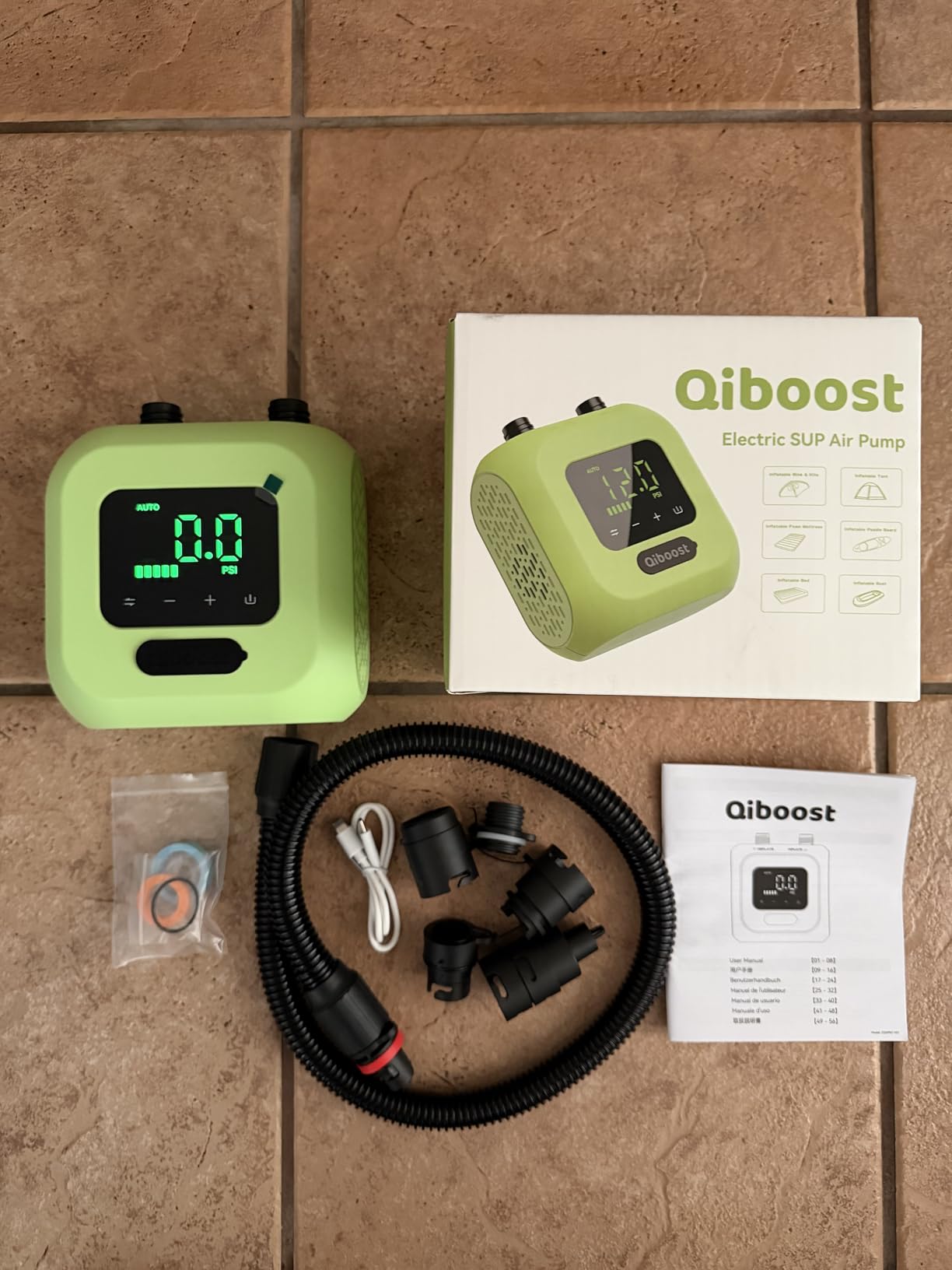 Electric SUP Pump, 20PSI Rechargeable Paddle Board Pump customer photo 1