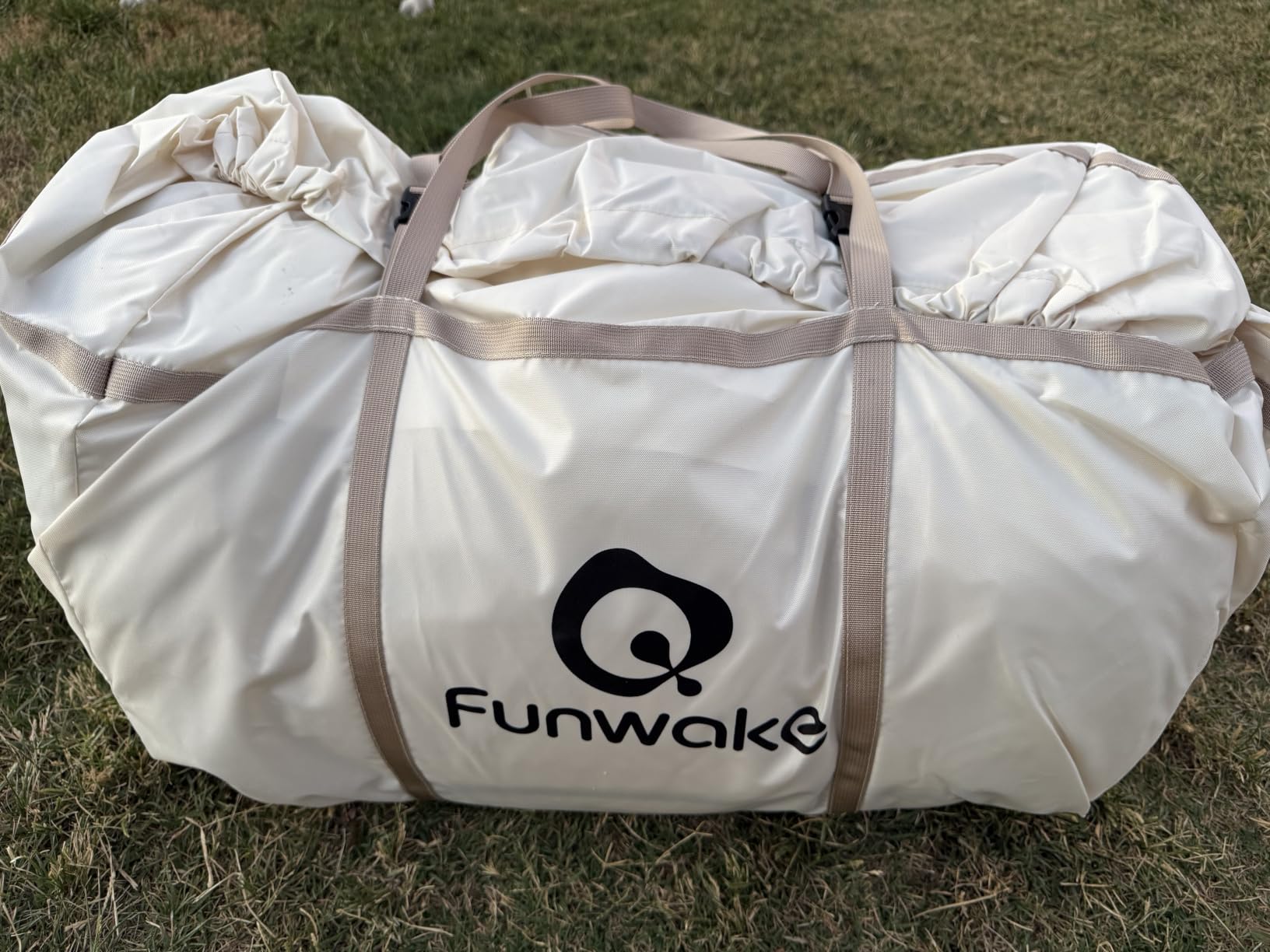 Inflatable Tent with Skylight, Quick Setup Blow Up Tents with Pump, Hot Tent with Stove Jack, 4 Seasons Waterproof Oxford Inflatable Camping House for Adult 4-6 Person customer photo 2