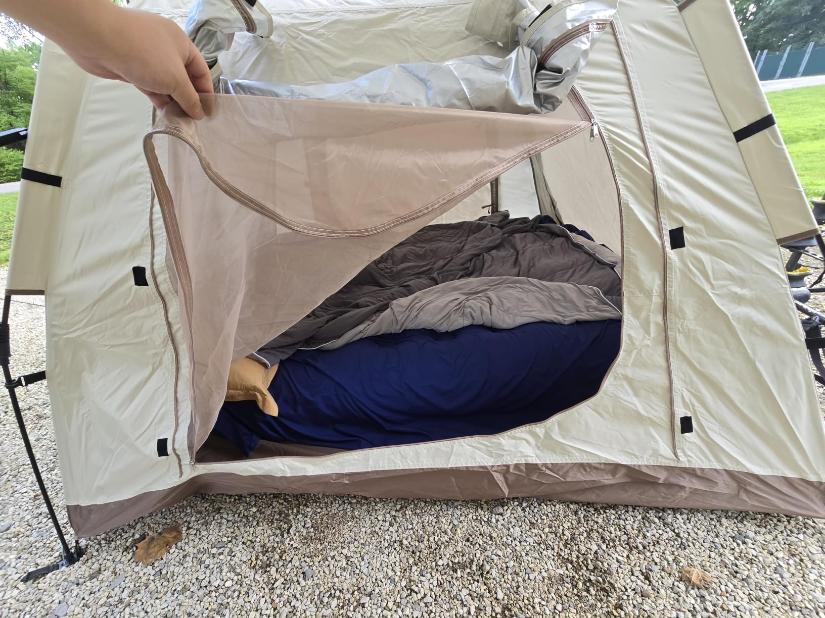 Cosybay Cooling Comforter Queen, Double-Sided Cold Tech Fabric, 90''x 90'' customer photo 1