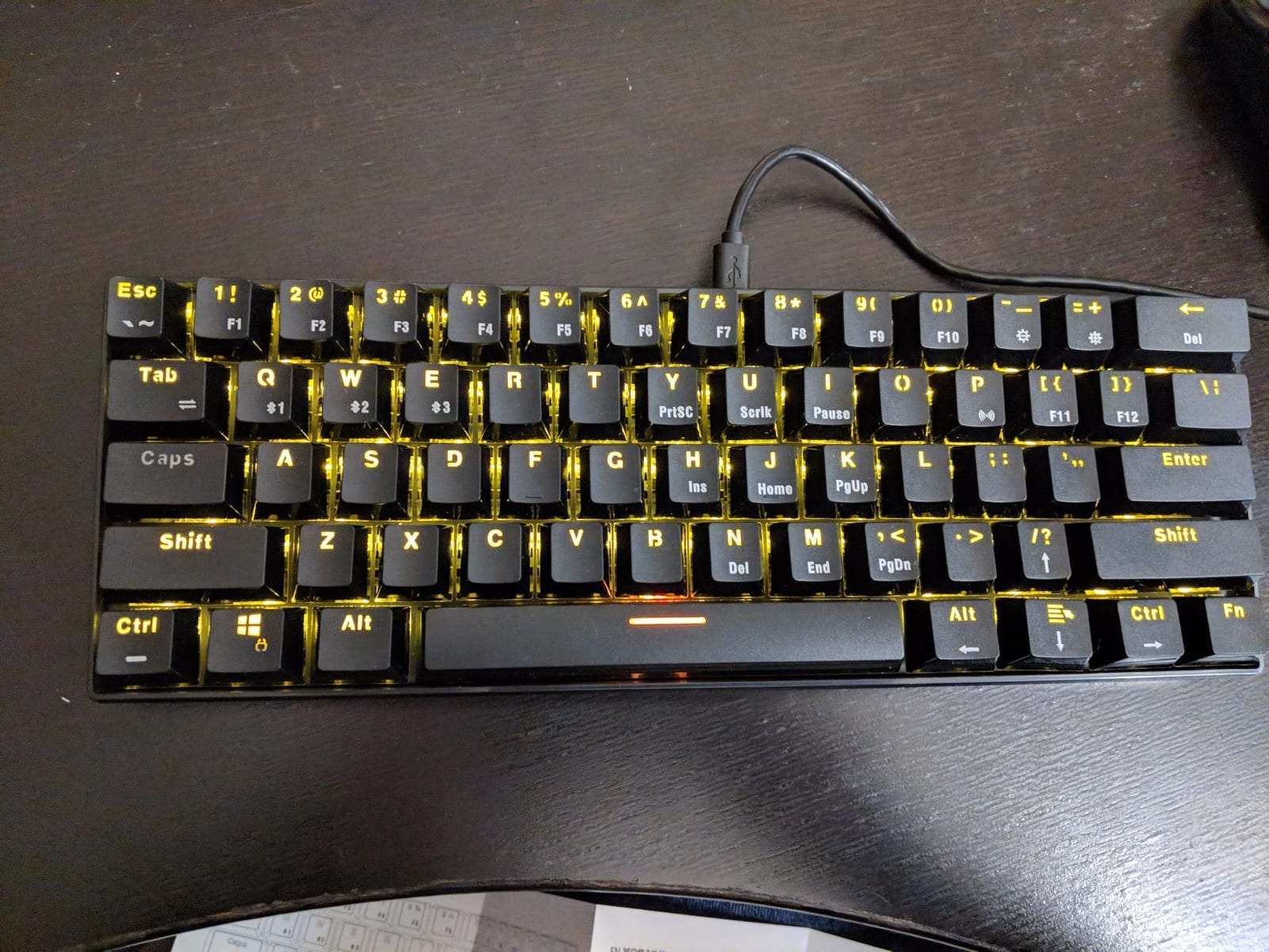 RK ROYAL KLUDGE RK61 Wireless 60% Mechanical Keyboard, Mini Portable Size customer photo 2
