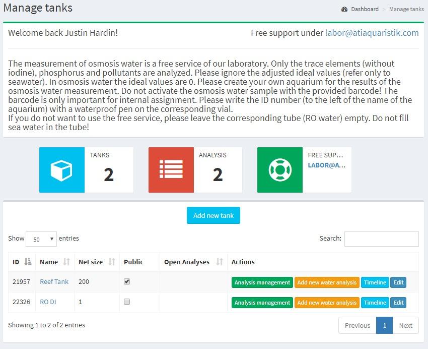 ATI ICP Lab Analysis Pro for Reef Aquariums - Advanced Water Testing with RO Water Analysis - Nitrate, KH & Fluoride - 1 Test Kit customer photo 2