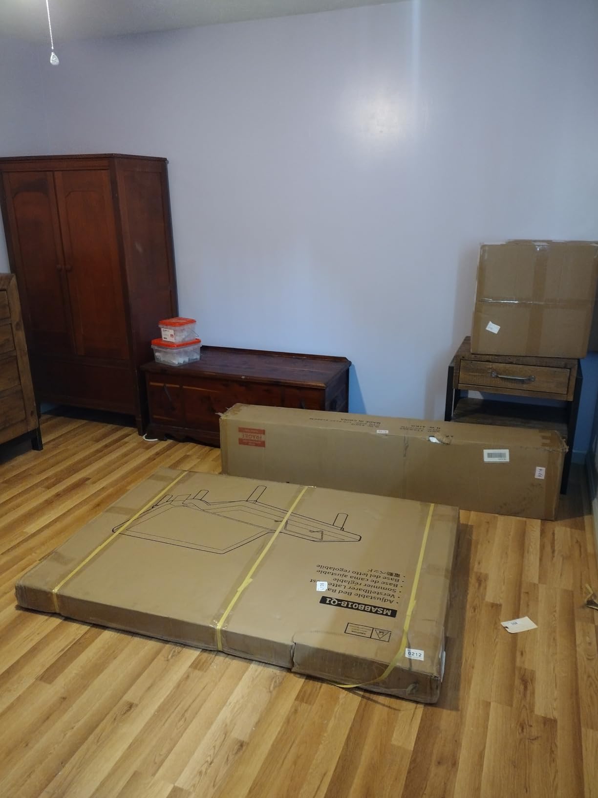 Marsail Adjustable Bed Frame Queen Electric Base, Head & Foot Incline customer photo 1